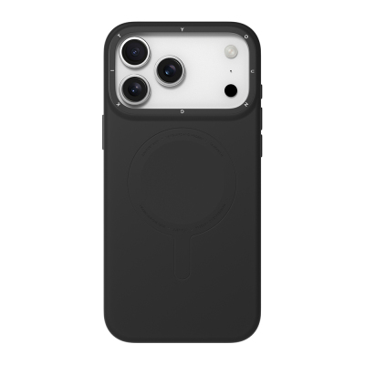 Apple iPhone 17 Pro Max Kılıf M-Safe Şarj Özellikli Youngkit Morandi Serisi Kapak Siyah