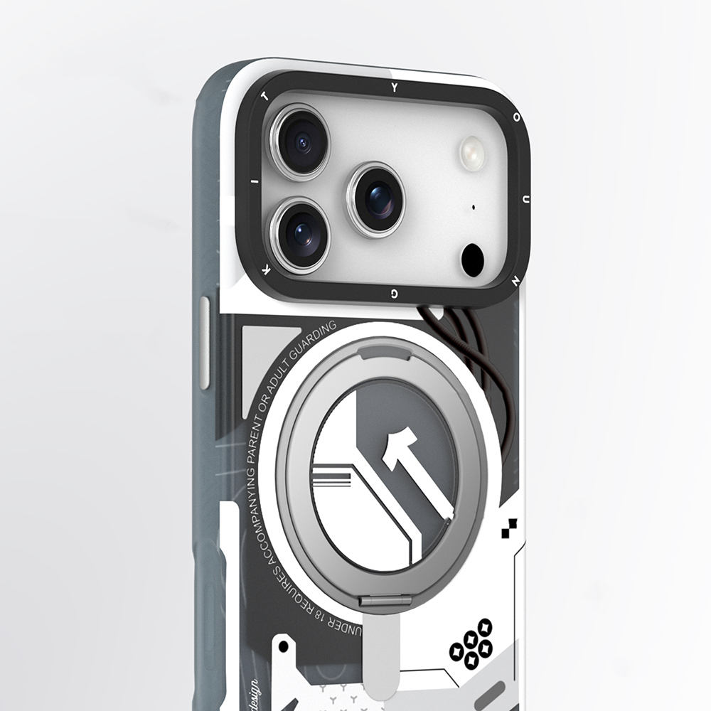 Apple iPhone 17 Pro Max Kılıf M-safe Şarj Özellikli Youngkit Starship Serisi Kapak - 17
