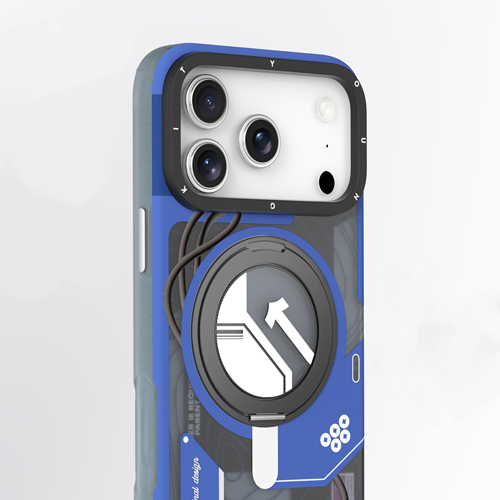 Apple iPhone 17 Pro Max Kılıf M-safe Şarj Özellikli Youngkit Starship Serisi Kapak - 16
