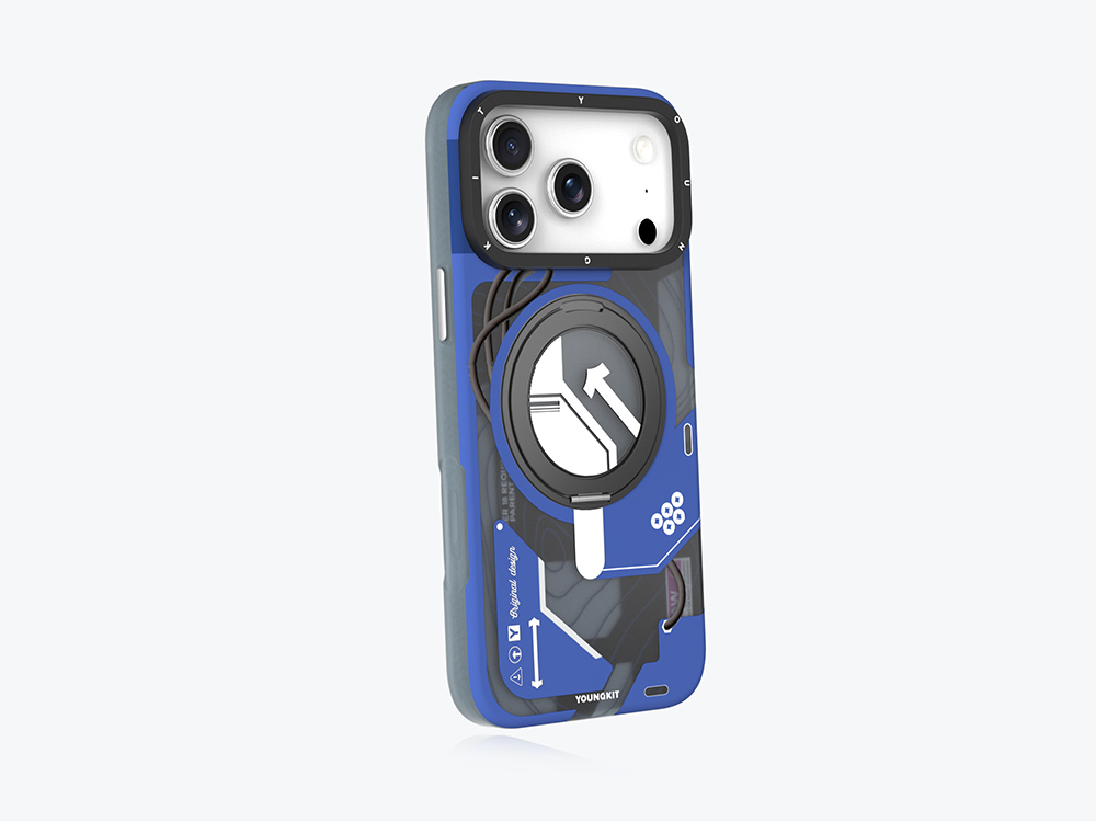 Apple iPhone 17 Pro Max Kılıf M-safe Şarj Özellikli Youngkit Starship Serisi Kapak - 19