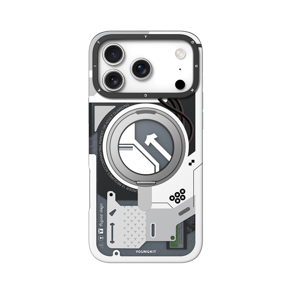 Apple iPhone 17 Pro Max Kılıf M-safe Şarj Özellikli Youngkit Starship Serisi Kapak - 5