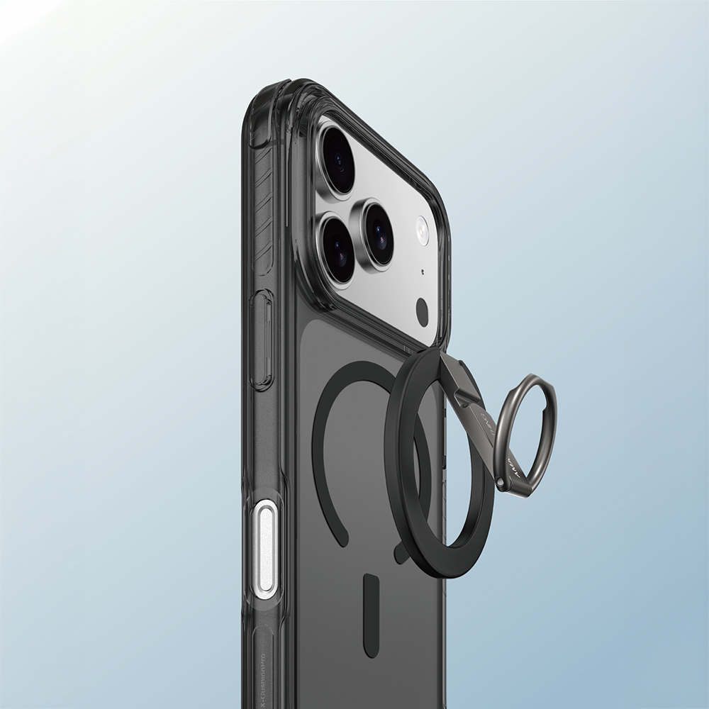 Apple iPhone 17 Pro Max Kılıf M-safe Şarj Özellikli Yüzük Standlı Amazingthing Titan Pro Serisi Kapak - 16