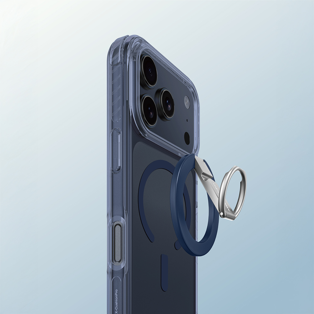 Apple iPhone 17 Pro Max Kılıf M-safe Şarj Özellikli Yüzük Standlı Amazingthing Titan Pro Serisi Kapak - 17