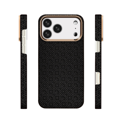 Apple iPhone 17 Pro Max Kılıf M-Safe Şarj Özellikli Zore Paris Vax Sert PC Kapak Siyah
