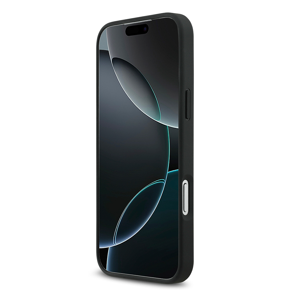 Apple iPhone 17 Pro Max Kılıf Mercedes Benz Orjinal Lisanslı M-safe Şarj Özellikli Dokulu Desenli Deri Kapak - 6