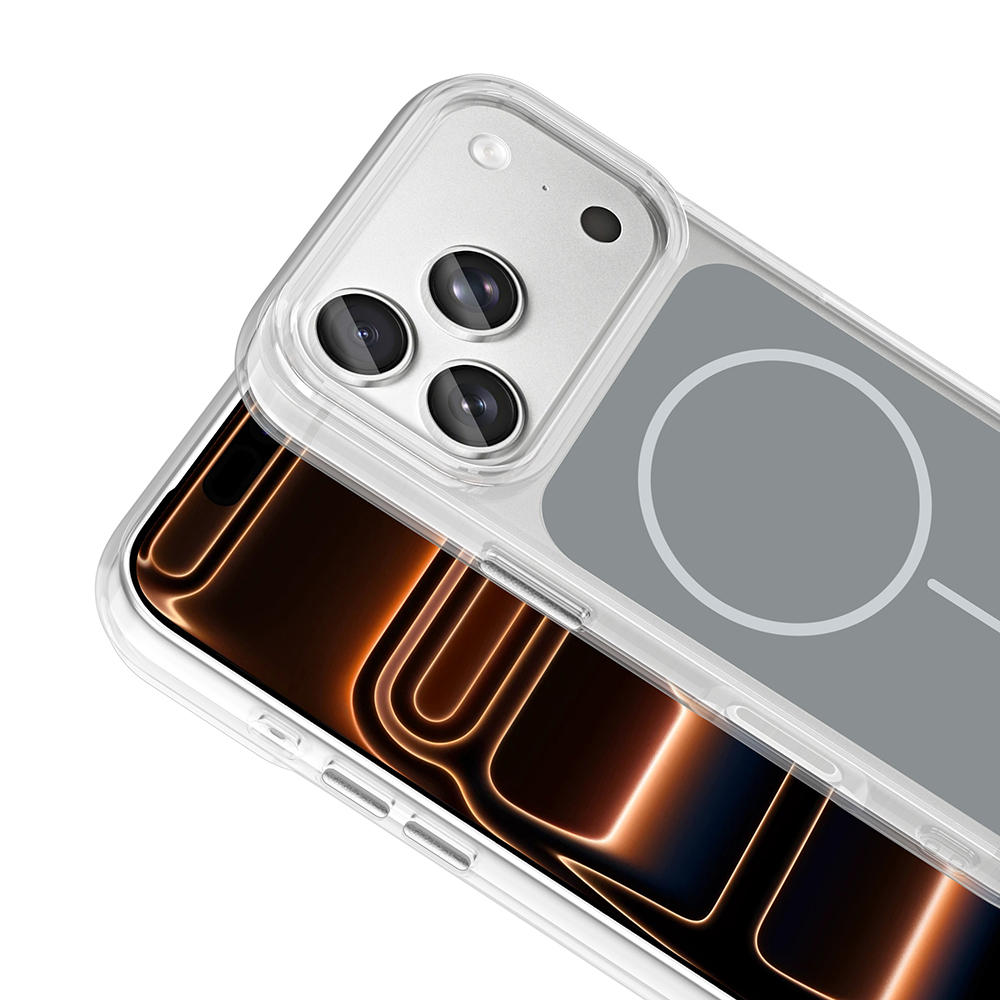 Apple iPhone 17 Pro Max Kılıf Metal Buton Tasarımlı Zore İkonik Sert Silikon Kapak - 13