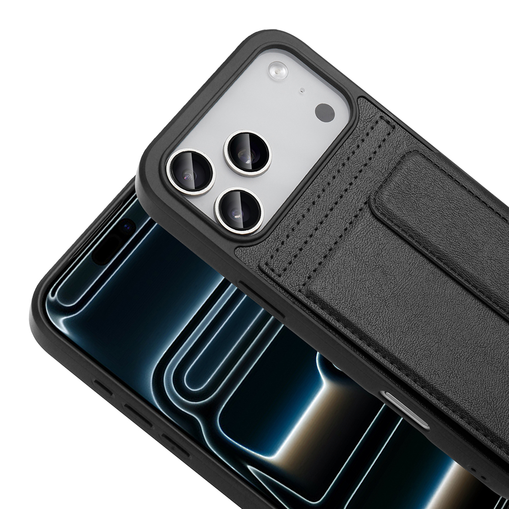 Apple iPhone 17 Pro Max Kılıf PU Deri Kartlıklı Zore Sevilla Kapak - 10