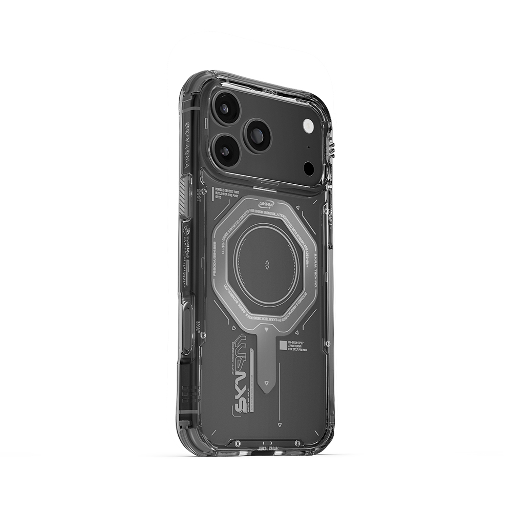 Apple iPhone 17 Pro Max Kılıf SkinArma M-safe Şarj Özellikli Airbag Tasarımlı Magma Kapak - 1