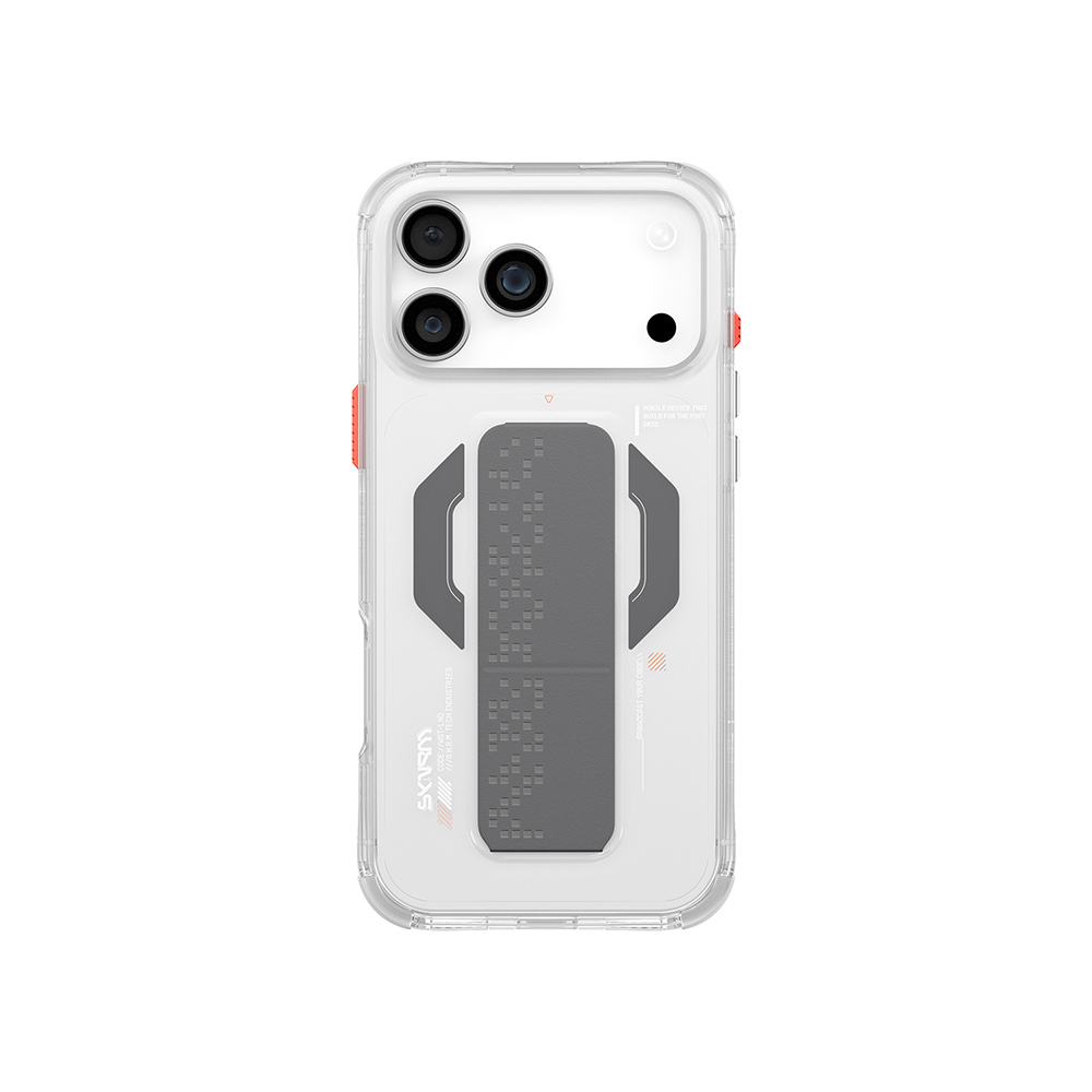 Apple iPhone 17 Pro Max Kılıf Skinarma M-Safe Şarj Özellikli Airbag Tasarımlı Standlı Haxa Kapak - 1