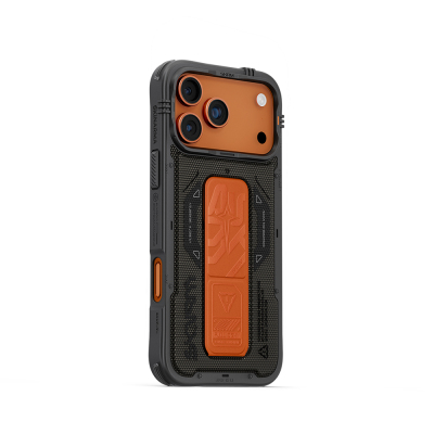 Apple iPhone 17 Pro Max Kılıf SkinArma M-safe Şarj Özellikli Airbag Tasarımlı Standlı Phantom Kapak Yeşil