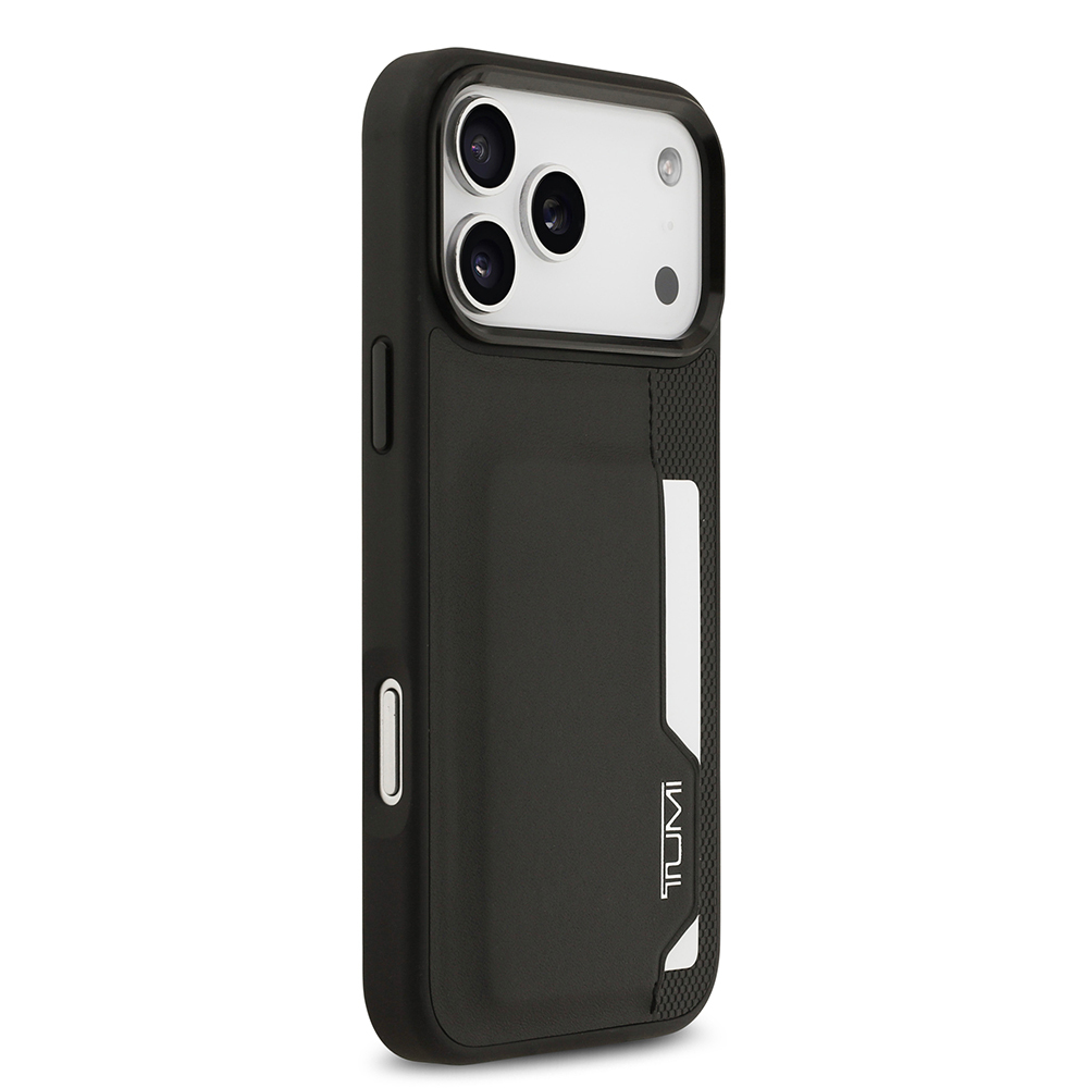 Apple iPhone 17 Pro Max Kılıf TUMI Orjinal Lisanslı Deri Dikey Kartlıklı Kapak - 5