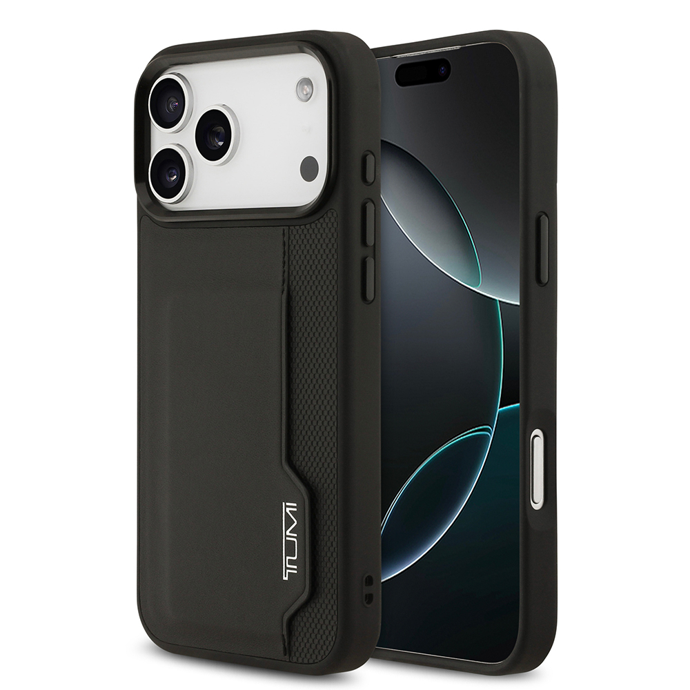 Apple iPhone 17 Pro Max Kılıf TUMI Orjinal Lisanslı Deri Dikey Kartlıklı Kapak - 2