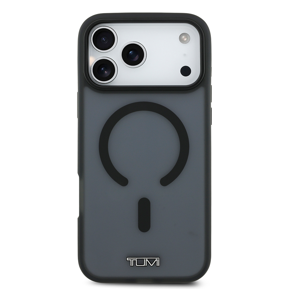 Apple iPhone 17 Pro Max Kılıf TUMI Orjinal Lisanslı M-safe Şarj Özellikli Buzlu Transparan Kapak - 5