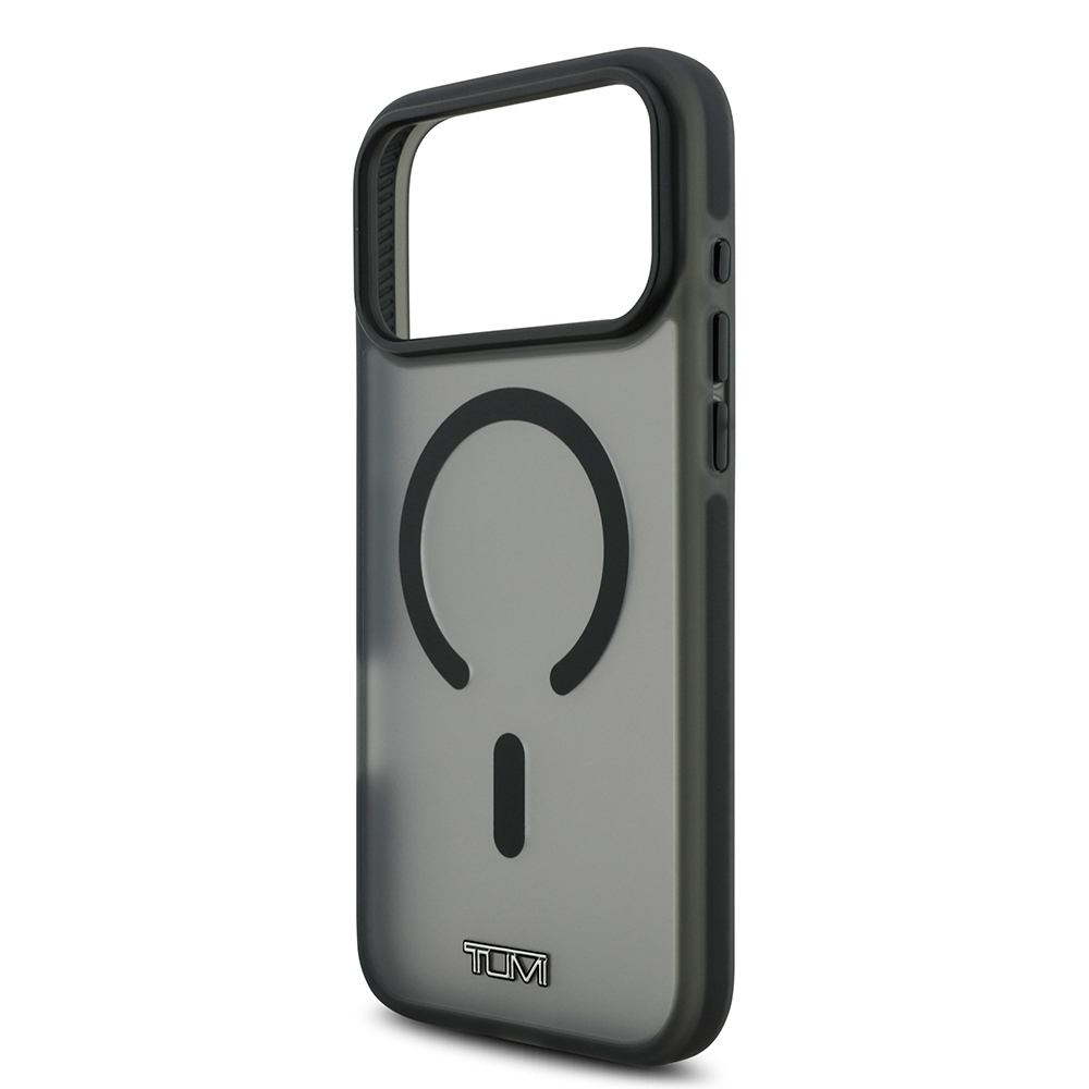 Apple iPhone 17 Pro Max Kılıf TUMI Orjinal Lisanslı M-safe Şarj Özellikli Buzlu Transparan Kapak - 8