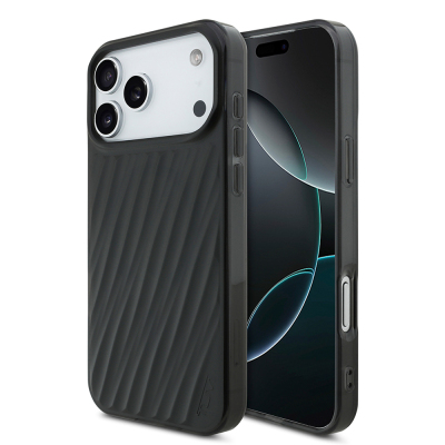 Apple iPhone 17 Pro Max Kılıf TUMI Orjinal Lisanslı M-safe Şarj Özellikli Transparan Kapak Siyah