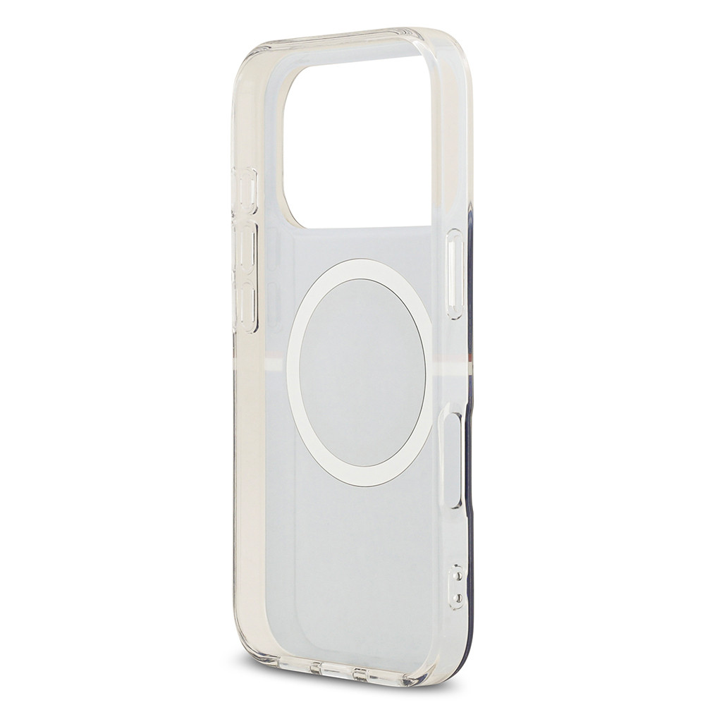 Apple iPhone 17 Pro Max Kılıf U.S. Polo Assn. Orjinal Lisanslı M-safe Şarj Özellikli IML Stripe Logolu Kapak - 9