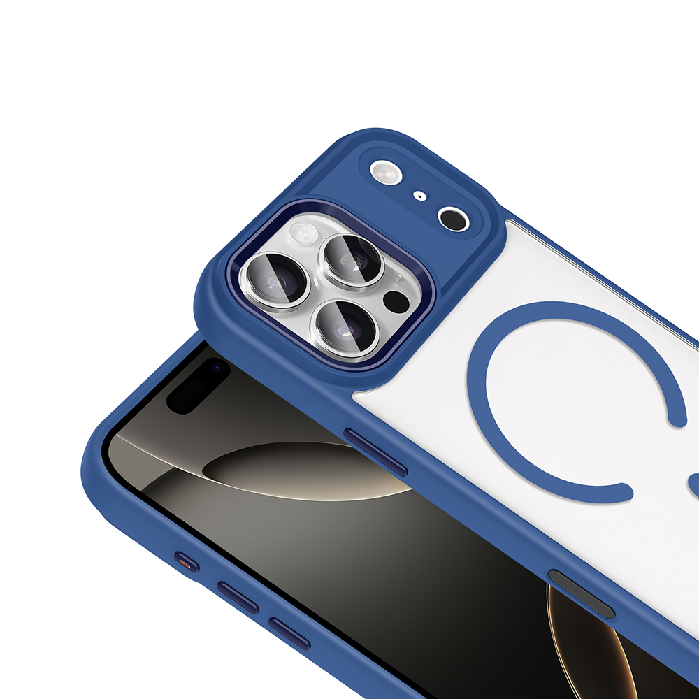 Apple iPhone 17 Pro Max Kılıf Wireless Şarj Özellikli Zore Krom M-safe Silikon Kapak - 8