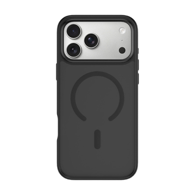 Apple iPhone 17 Pro Max Kılıf Wiwu FGG-012 ArmorPro Serisi M-safe Şarj Özellikli Parmak İzi Bırakmayan Kılıf Siyah