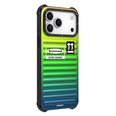 Apple iPhone 17 Pro Max Kılıf YoungKit The Secret Color Serisi Kapak Yeşil