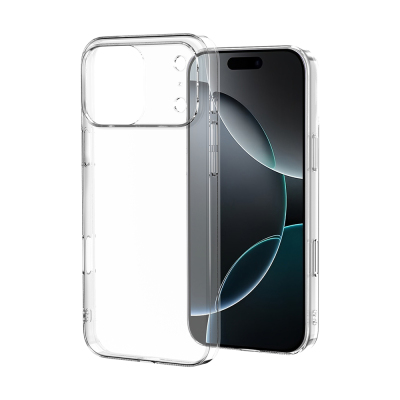 Apple iPhone 17 Pro Max Kılıf Zore Droga Kapak Şeffaf