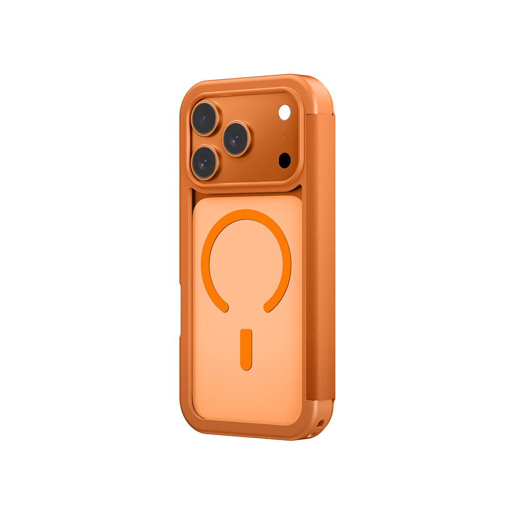 Apple iPhone 17 Pro Max PU Kartlıklı Kapaklı Amazingthing Glamour Foilo Serisi Kılıf - 11