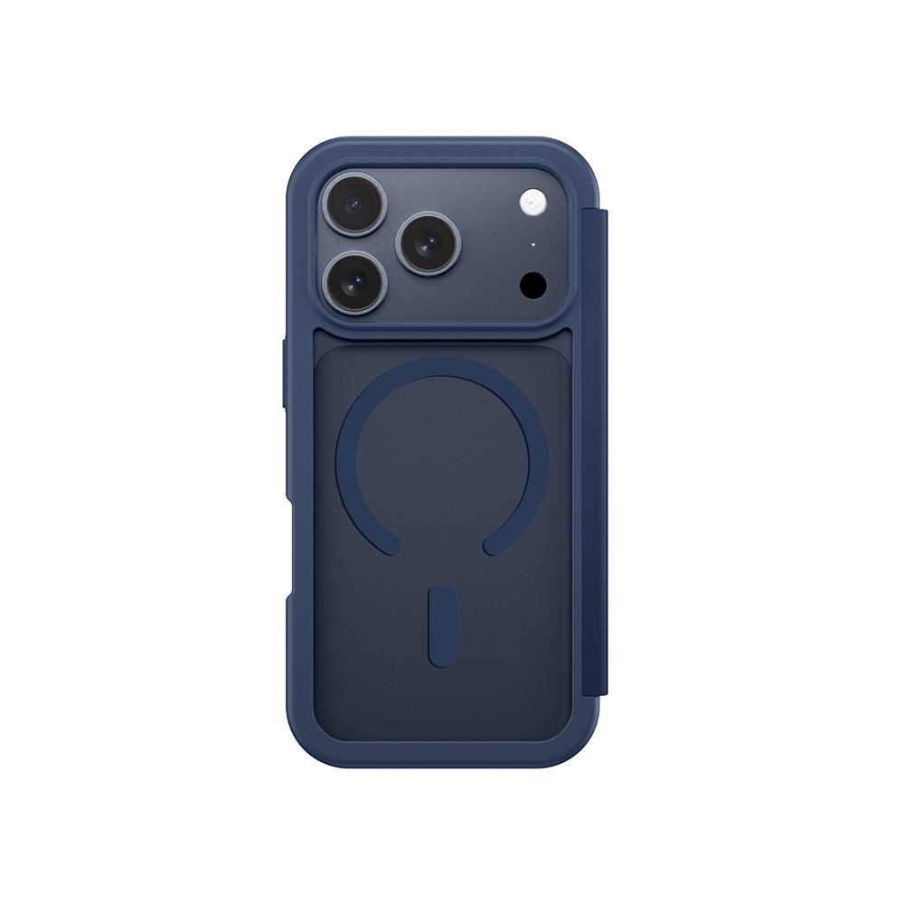 Apple iPhone 17 Pro Max PU Kartlıklı Kapaklı Amazingthing Glamour Foilo Serisi Kılıf - 14