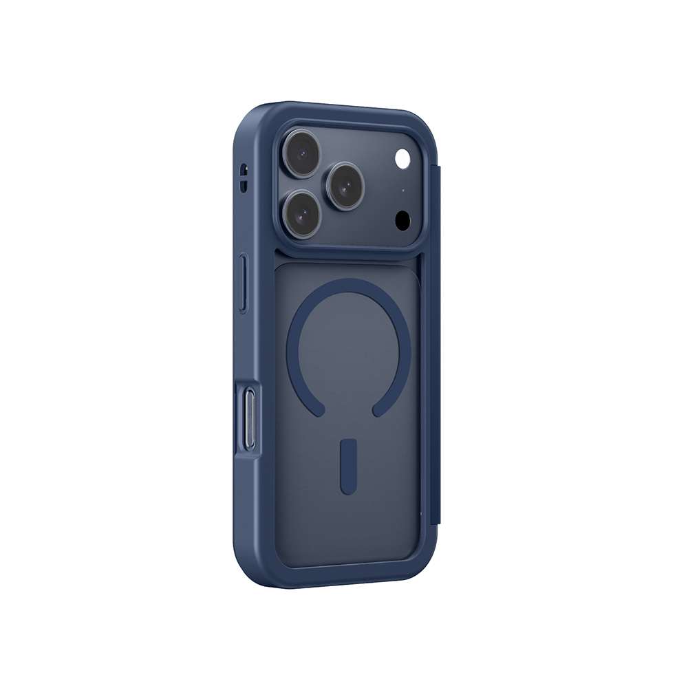 Apple iPhone 17 Pro Max PU Kartlıklı Kapaklı Amazingthing Glamour Foilo Serisi Kılıf - 18