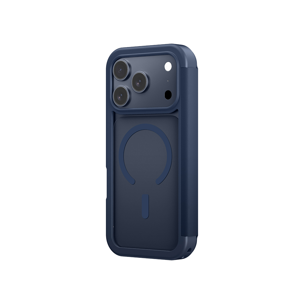 Apple iPhone 17 Pro Max PU Kartlıklı Kapaklı Amazingthing Glamour Foilo Serisi Kılıf - 5