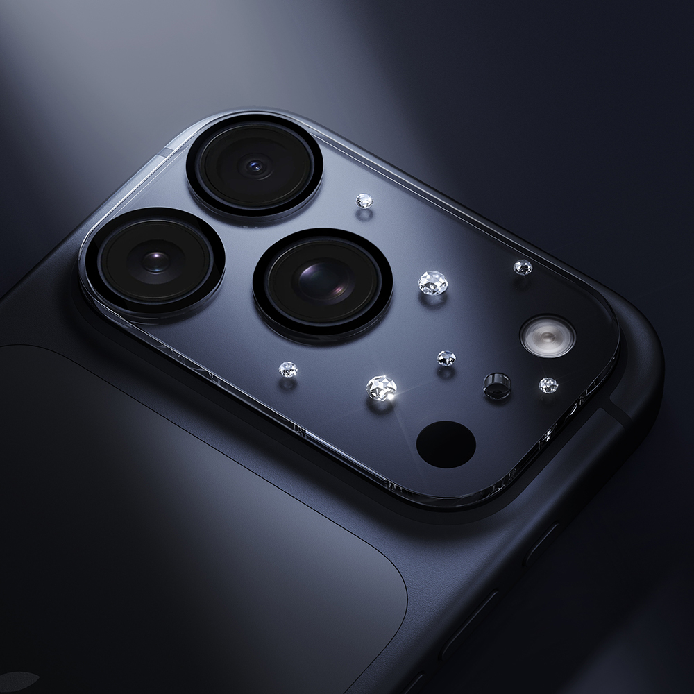 Apple iPhone 17 Pro Max Pynana Diamond Sky Serisi Taşlı Kamera Lens Koruyucu - 13