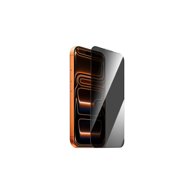 Apple iPhone 17 Pro Max Wiwu GT-015 Özellikli Çok Katmanlı Temperli iPrivacy Cam Ekran Koruyucu 10'lu Paket Siyah