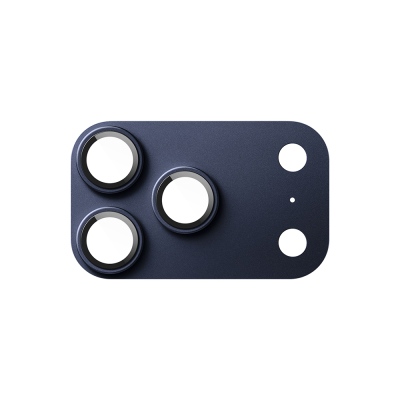 Apple iPhone 17 Pro Max Wiwu LG-012 Armor Deck Oleophobic Anti Reflective 9H Camera Lens Protector Navy blue