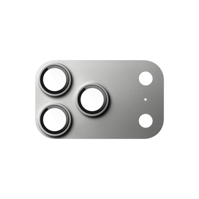 Apple iPhone 17 Pro Max Wiwu LG-012 Armor Deck Oleophobic Anti Reflective 9H Camera Lens Protector Silver