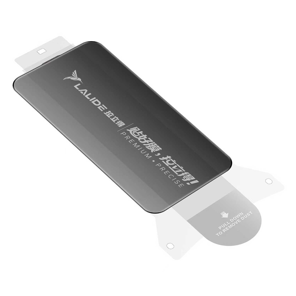 Apple iPhone 17 Pro Max Wiwu LLD302 3D Curved iPrivacy Fingerprint-Resistant Tempered Glass Screen Protector - 3