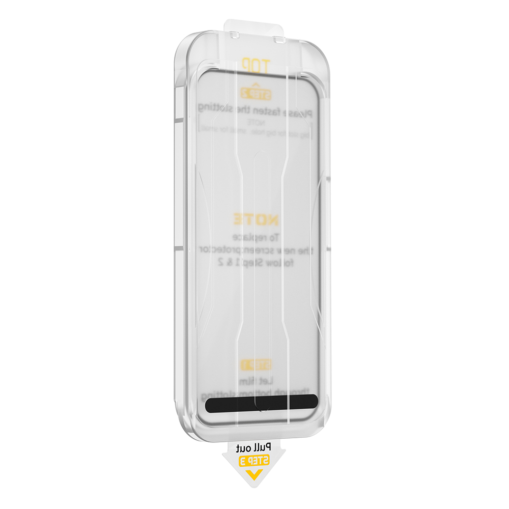 Apple iPhone 17 Pro Max Wiwu SQ-008 Oleofobik Easy Install Darbeye Karşı Dayanıklı Temperli Cam Ekran Koruyucu + Kolay Uygulama Aparatlı - 3