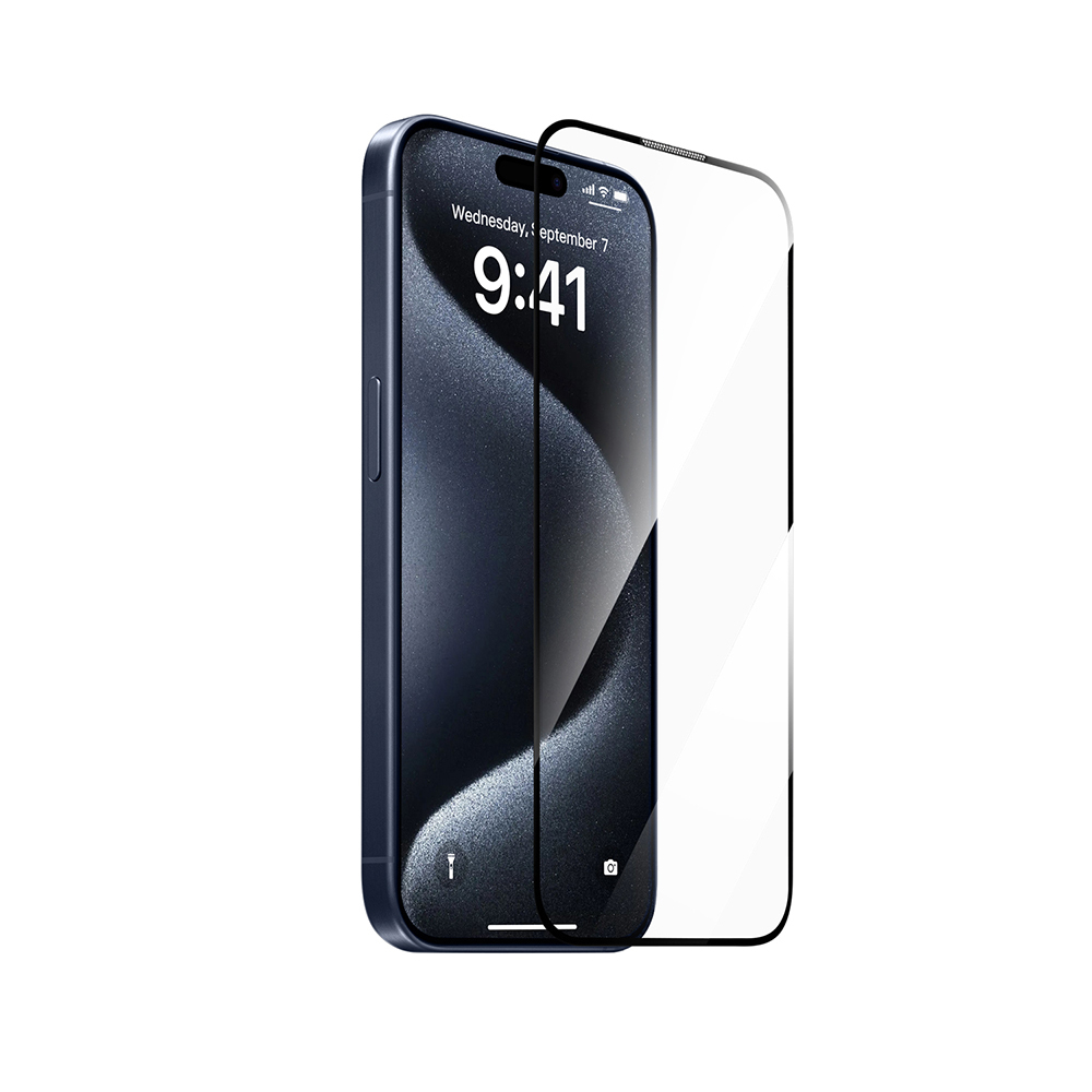 Apple iPhone 17 Pro Max Wiwu SQ-008 Oleofobik Easy Install Darbeye Karşı Dayanıklı Temperli Cam Ekran Koruyucu + Kolay Uygulama Aparatlı - 7