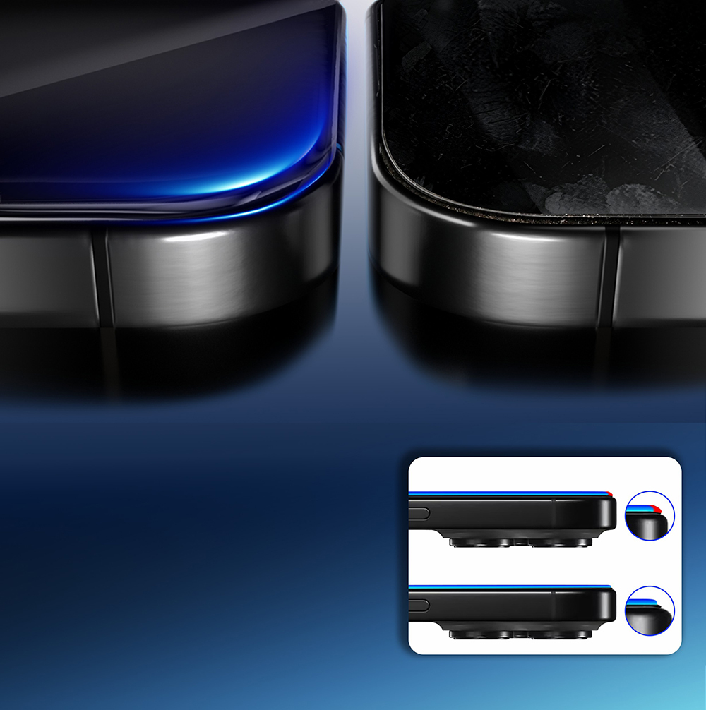 Apple iPhone 17 Pro Mohseven Safir Coating 3D Glue Privacy Hayalet Temperli Cam Ekran Koruyucu - 13