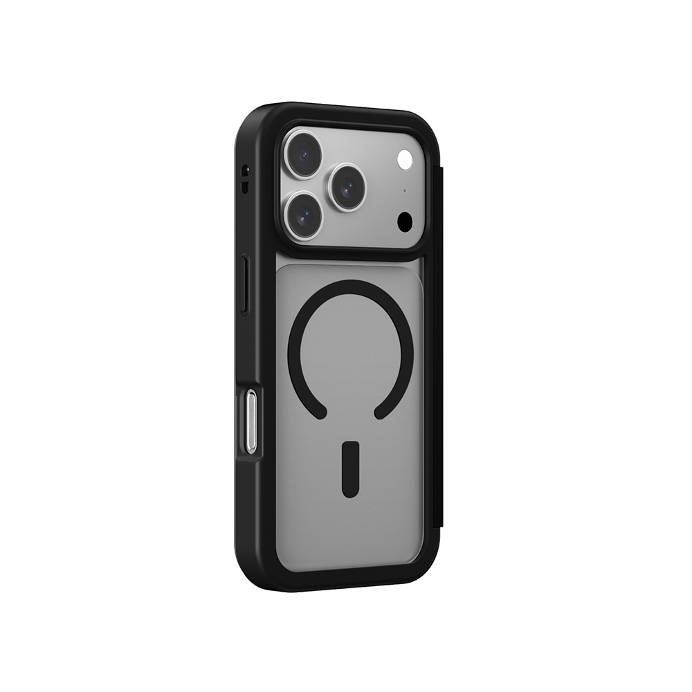 Apple iPhone 17 Pro PU Kartlıklı Kapaklı Amazingthing Glamour Foilo Serisi Kılıf - 5