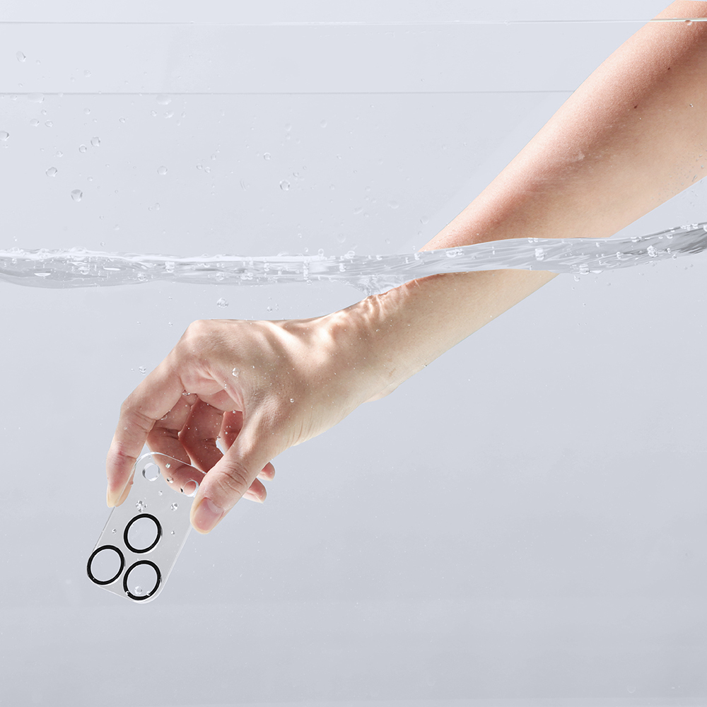 Apple iPhone 17 Pro Pynana Diamond Sky Series Rhinestone Camera Lens Protector - 12