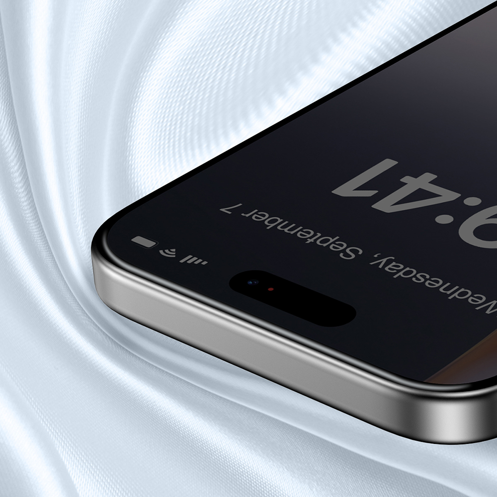 Apple iPhone 17 Pro Raptic Air Glass 2.5D Privacy Ghost Screen Protector 2 Pieces + Easy Application Tool - 14