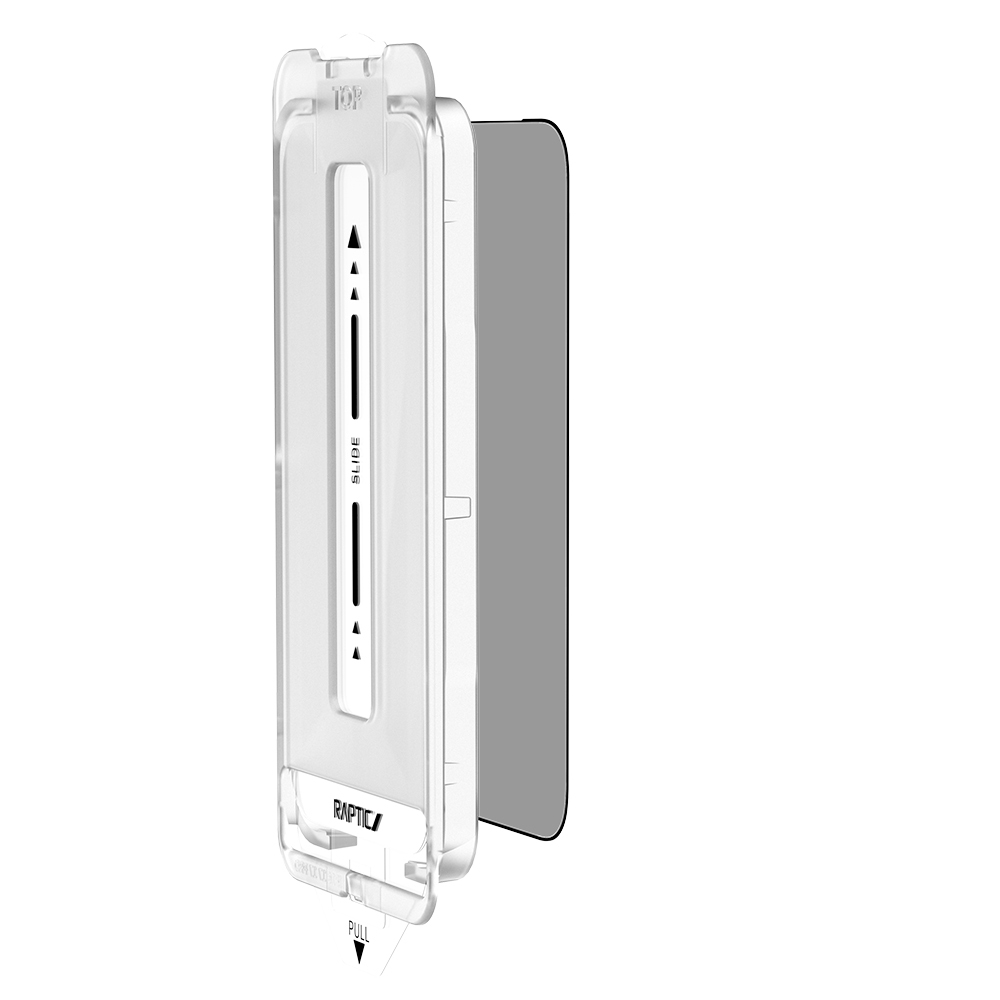 Apple iPhone 17 Pro Raptic Air Glass 2.5D Privacy Hayalet Ekran Koruyucu 2 Adet + Kolay Uygulama Aparatlı - 3