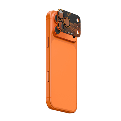 Apple iPhone 17 Pro Skinarma Sonix Series Aluminum Coated Camera Lens Protector Orange
