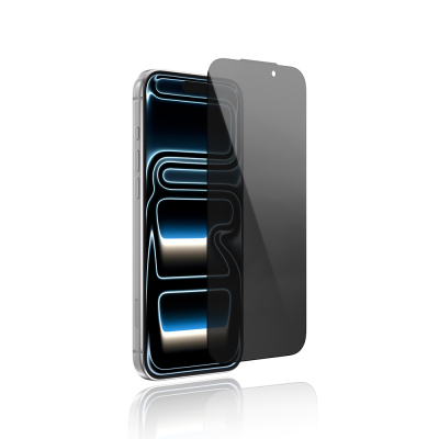 Apple iPhone 17 Pro Youngkit AP 2.5D 360 Degree Privacy Tempered Glass Screen Protector + Easy Application Tool Black