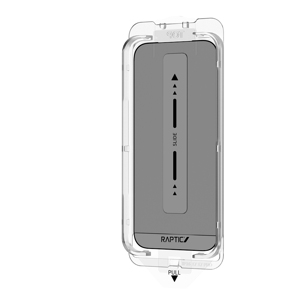 Apple iPhone 17 Raptic Air Glass 2.5D Privacy Ghost Screen Protector 2 Pieces + Easy Application Tool - 6