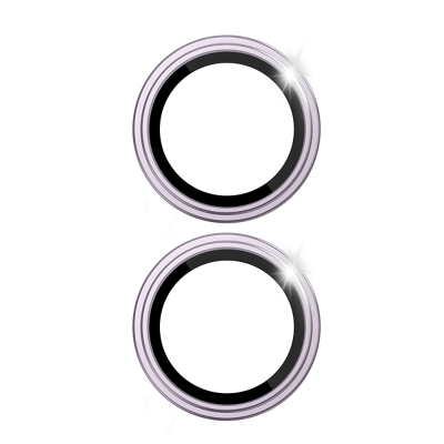 Apple iPhone 17 Wiwu LG-005 Falcon Anti Reflective Çizilmeye Karşı Dayanıklı Safir Kamera Lens Koruyucu Açık Mor
