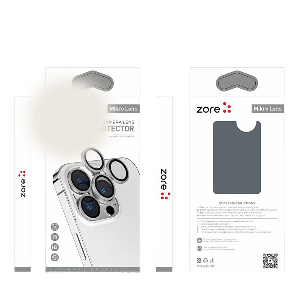 Apple iPhone 17 Zore Mikro Kamera Lens Koruyucu - 27