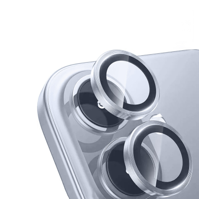 Apple iPhone 17 Zore Mikro Kamera Lens Koruyucu Gümüş