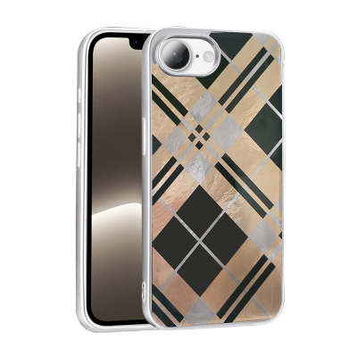 Apple iPhone 17E Case Patterned Zore Mep Cover Geometrik