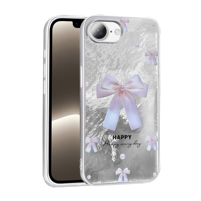 Apple iPhone 17E Case Patterned Zore Mep Cover İncili Fiyonk