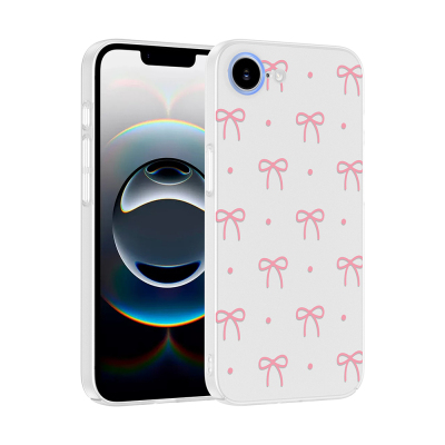 Apple iPhone 17E Case with Camera Protector, Patterned Zore Clip Cover Fiyonk