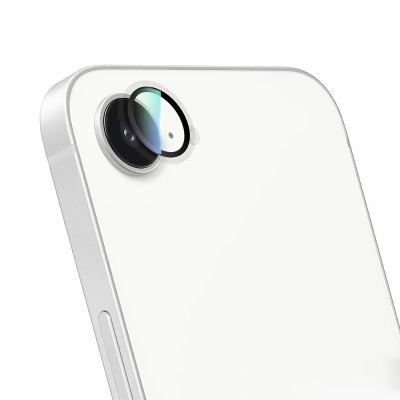 Apple iPhone 17E CaseWorld Alloy Series Oleophobic Anti-Reflective Camera Lens Protector Şeffaf